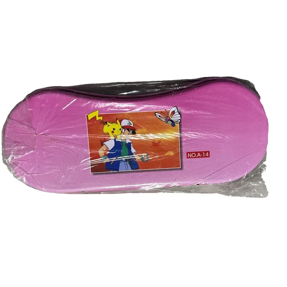 New Vintage Pocket Monsters Pokémon Tin Pencil Case Japan MINT Original Art